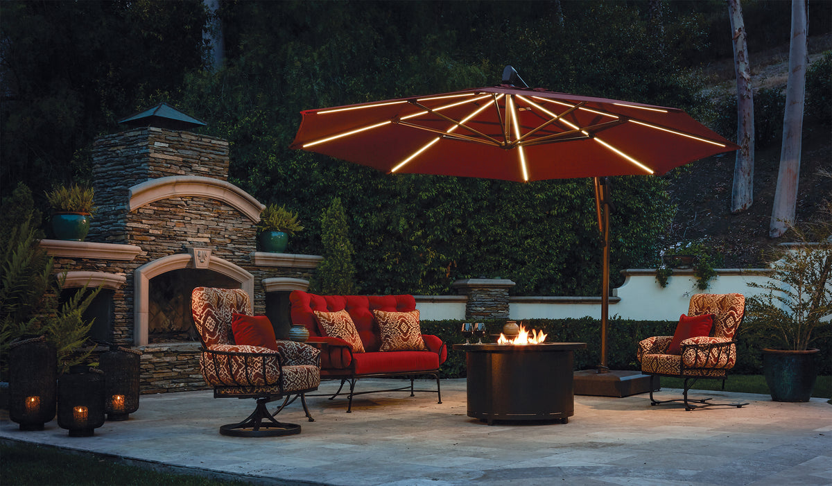 living accents s0um386pal octagon patio umbrella AKZP 13' Octagon Starlux