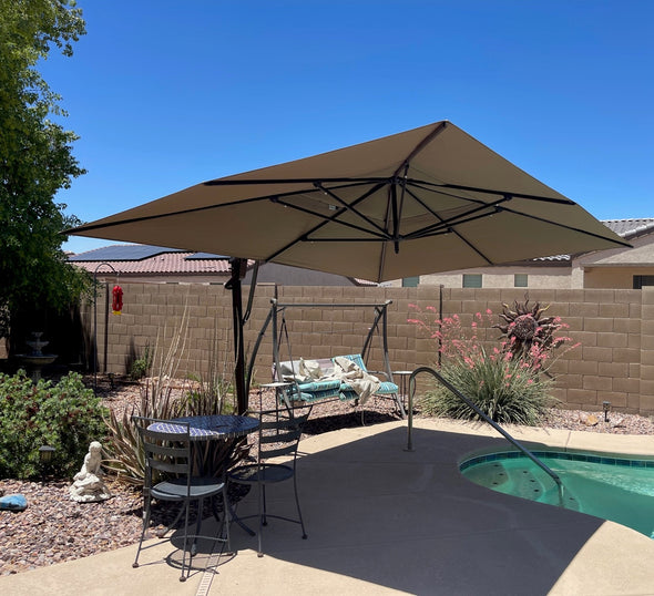 10X13 ft AKZPRT Cantilever Umbrella