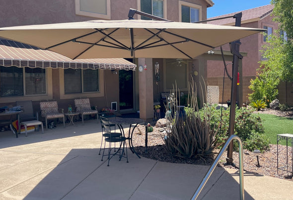 10X13 ft AKZPRT Cantilever Umbrella