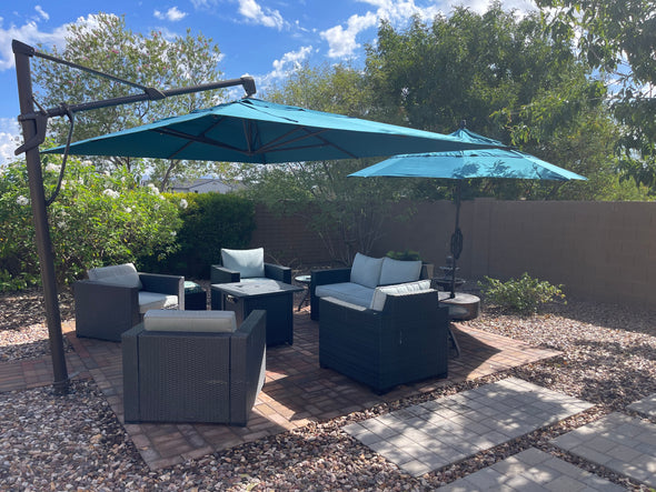 10X13 ft AKZPRT Cantilever Umbrella