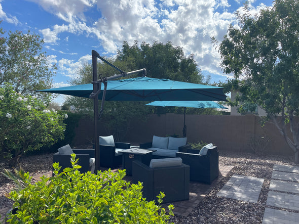 10X13 ft AKZPRT Cantilever Umbrella