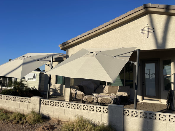 AG25TSQ Cantilever Umbrella