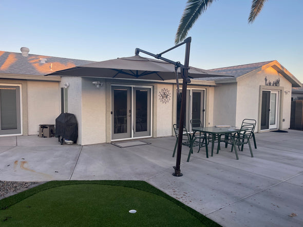 10X13 ft AKZPRT Cantilever Umbrella