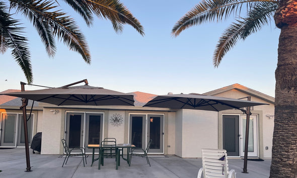 10X13 ft AKZPRT Cantilever Umbrella