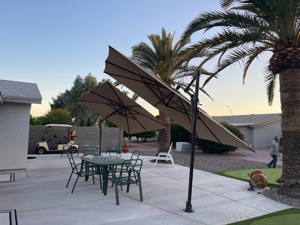 AG25TSQ Cantilever Umbrella