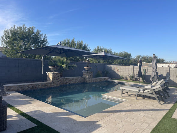 10X13 ft AKZPRT Cantilever Umbrella