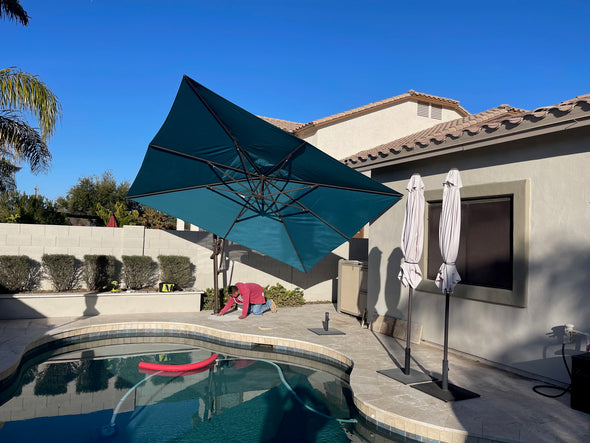 10X13 ft AKZPRT Cantilever Umbrella