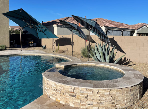 10X13 ft AKZPRT Cantilever Umbrella
