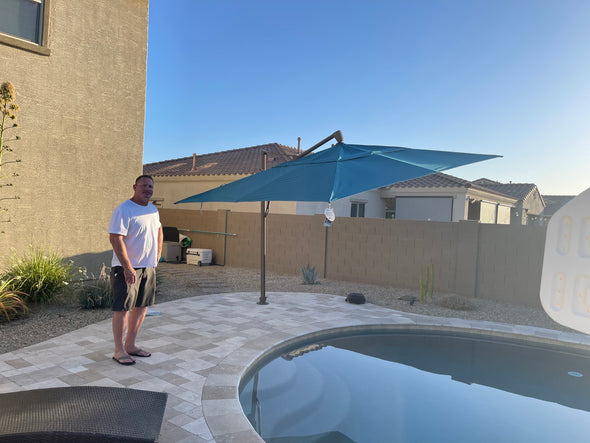10X13 ft AKZPRT Cantilever Umbrella