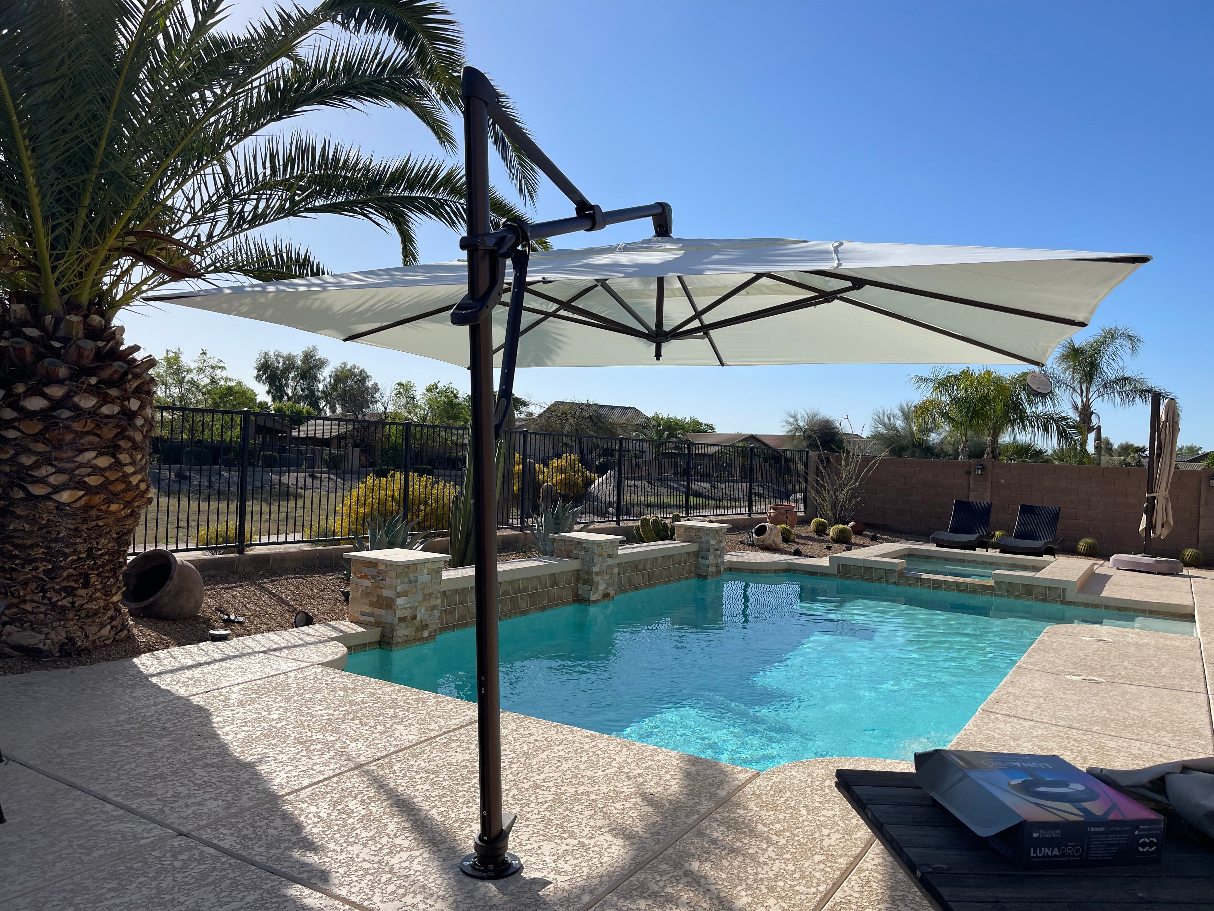 10X13 ft AKZPRT Cantilever Umbrella – Stay Put Umbrellas 10X13 ft AKZPRT Cantilever Umbrella – Stay Put Umbrellas