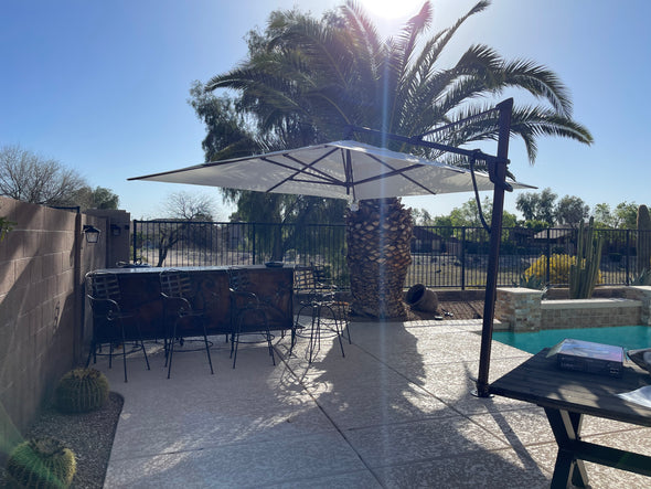 10X13 ft AKZPRT Cantilever Umbrella