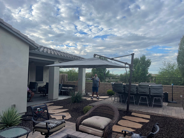 11.5 ft AKZP Cantilever Umbrella