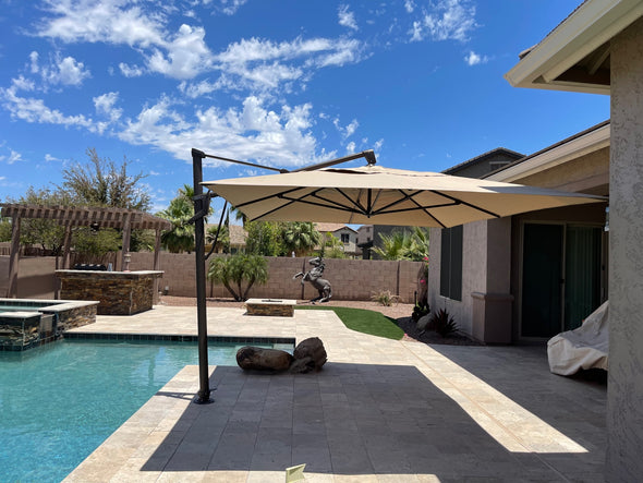 10X13 ft AKZPRT Cantilever Umbrella