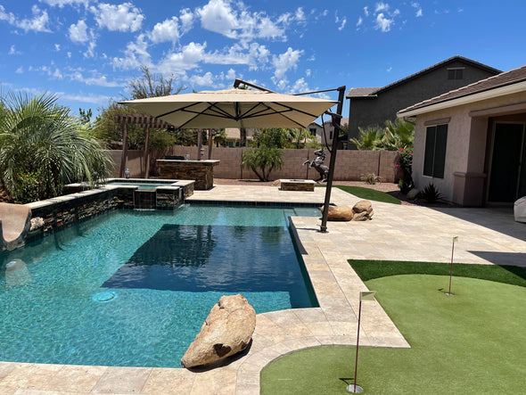 10X13 ft AKZPRT Cantilever Umbrella