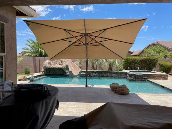 10X13 ft AKZPRT Cantilever Umbrella