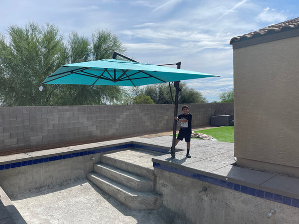 10X13 ft AKZPRT Cantilever Umbrella