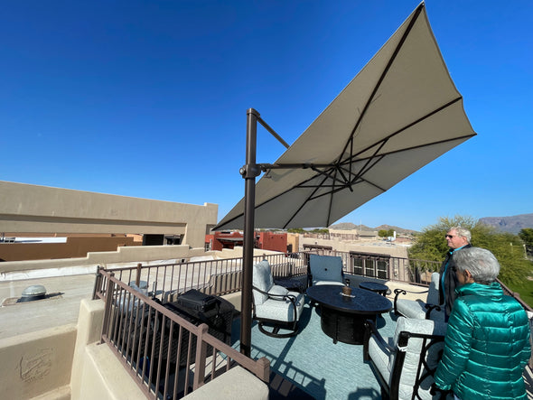 AG25TSQ Cantilever Umbrella