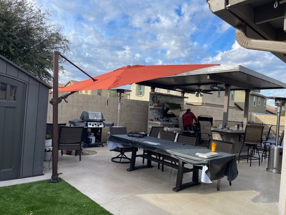 AG25TSQ Cantilever Umbrella