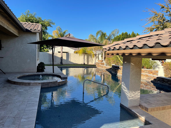 10X13 ft AKZPRT Cantilever Umbrella