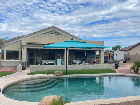 10X13 ft AKZPRT Cantilever Umbrella