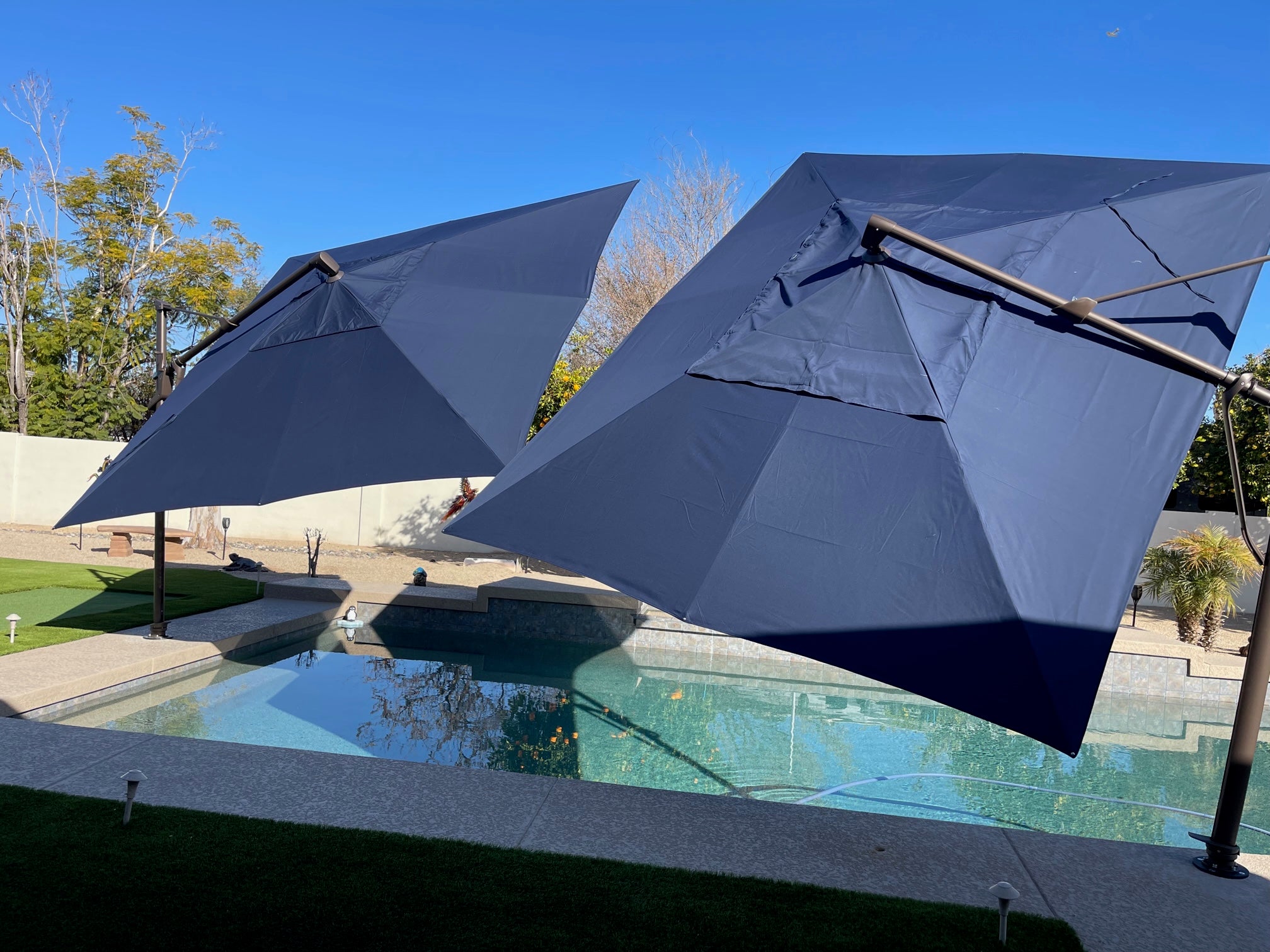 10X13 ft AKZPRT Cantilever Umbrella – Stay Put Umbrellas 10X13 ft AKZPRT Cantilever Umbrella – Stay Put Umbrellas