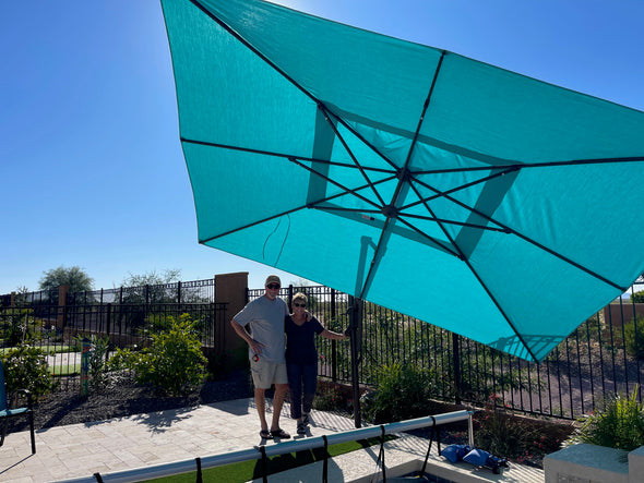10X13 ft AKZPRT Cantilever Umbrella