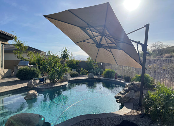 10X13 ft AKZPRT Cantilever Umbrella