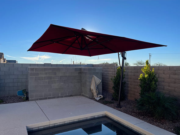 10X13 ft AKZPRT Cantilever Umbrella