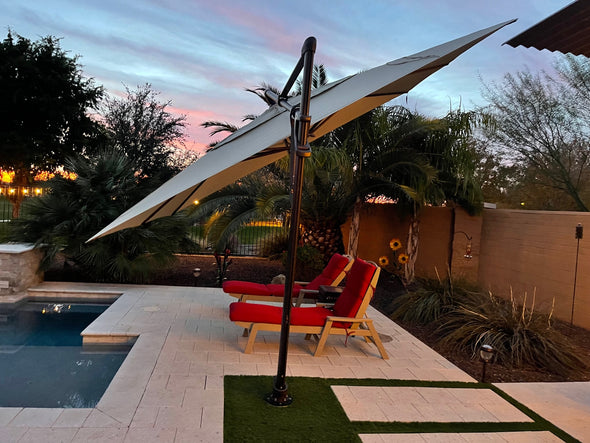 10X13 ft AKZPRT Cantilever Umbrella