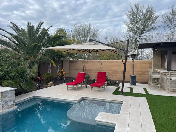 10X13 ft AKZPRT Cantilever Umbrella