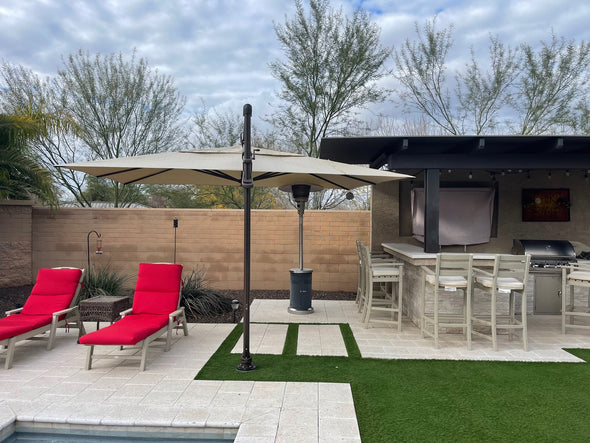 10X13 ft AKZPRT Cantilever Umbrella