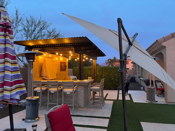 10X13 ft AKZPRT Cantilever Umbrella