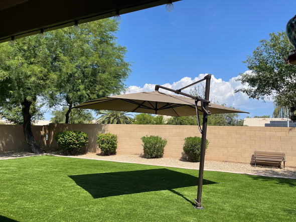 10X13 ft AKZPRT Cantilever Umbrella